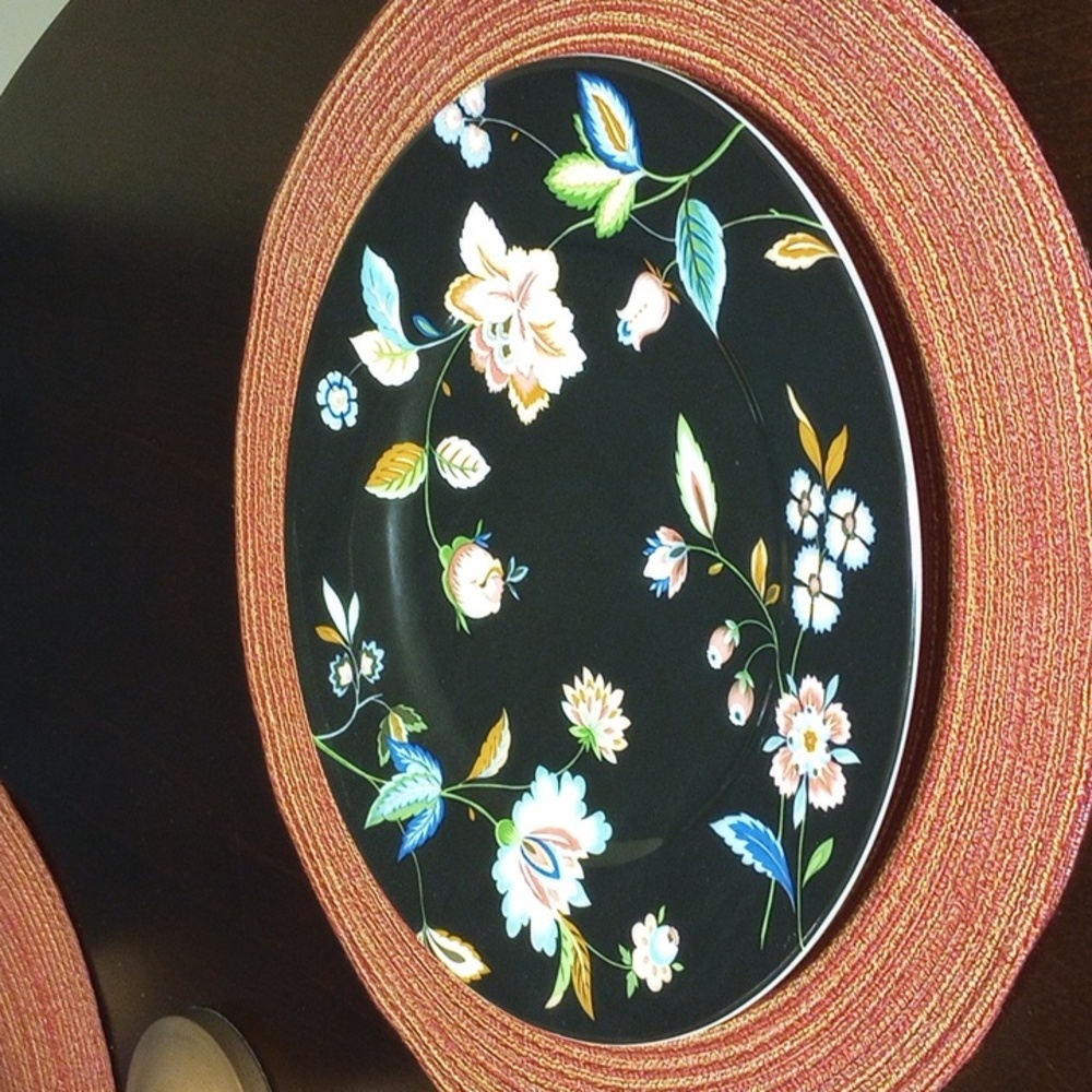 Oscar de la Renta Clarion Dinner Plates Set of 4-Vintage - Picture 5 of 11